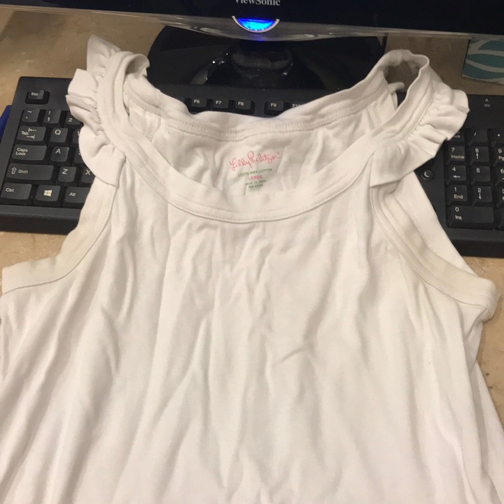 White tank top